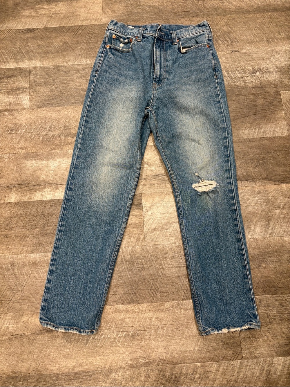 Gap Classic High-Rise Distressed Women’s Jeans - Blue 28/6R